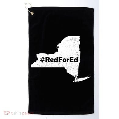 Red For Ed New York Golf Towel