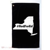 Red For Ed New York Golf Towel thumb 0