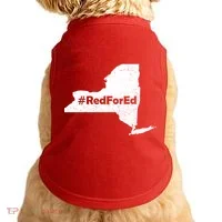 Red For Ed New York Doggie Tank thumb 0