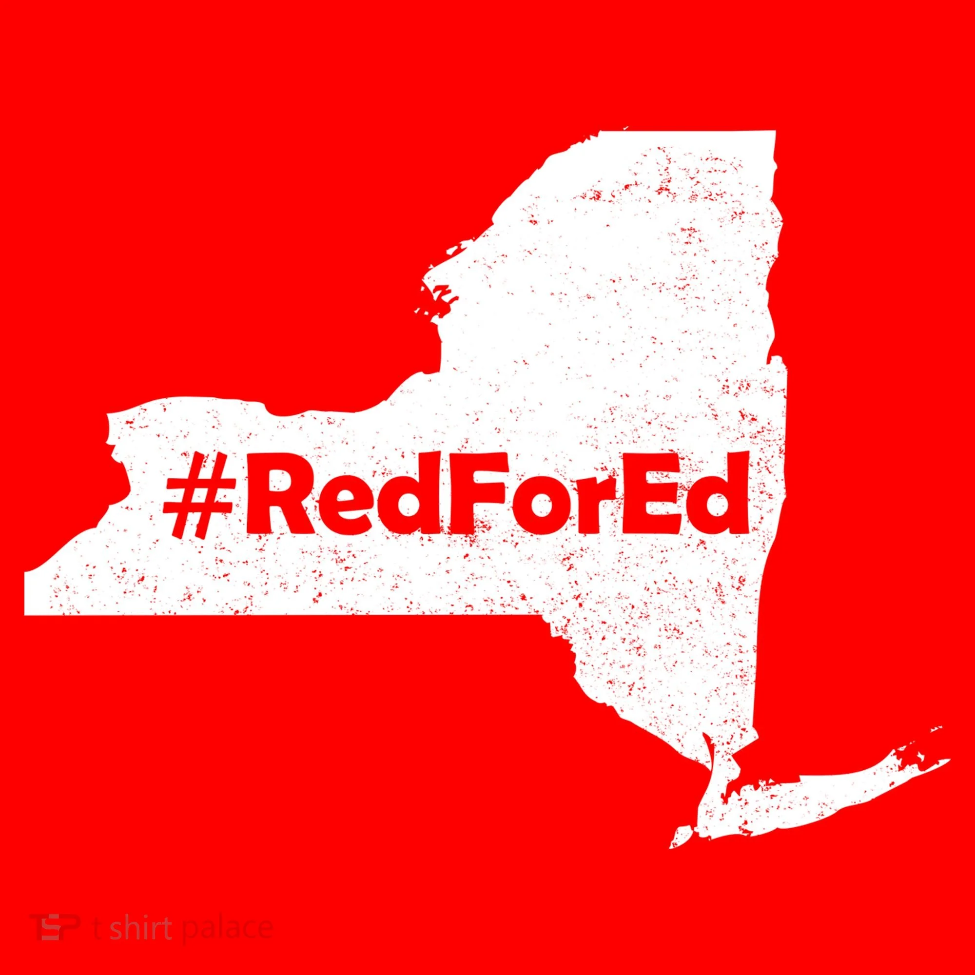 Red For Ed New York Doggie Tank