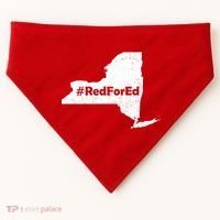 Red For Ed New York USA-Made Doggie Bandana thumb 0