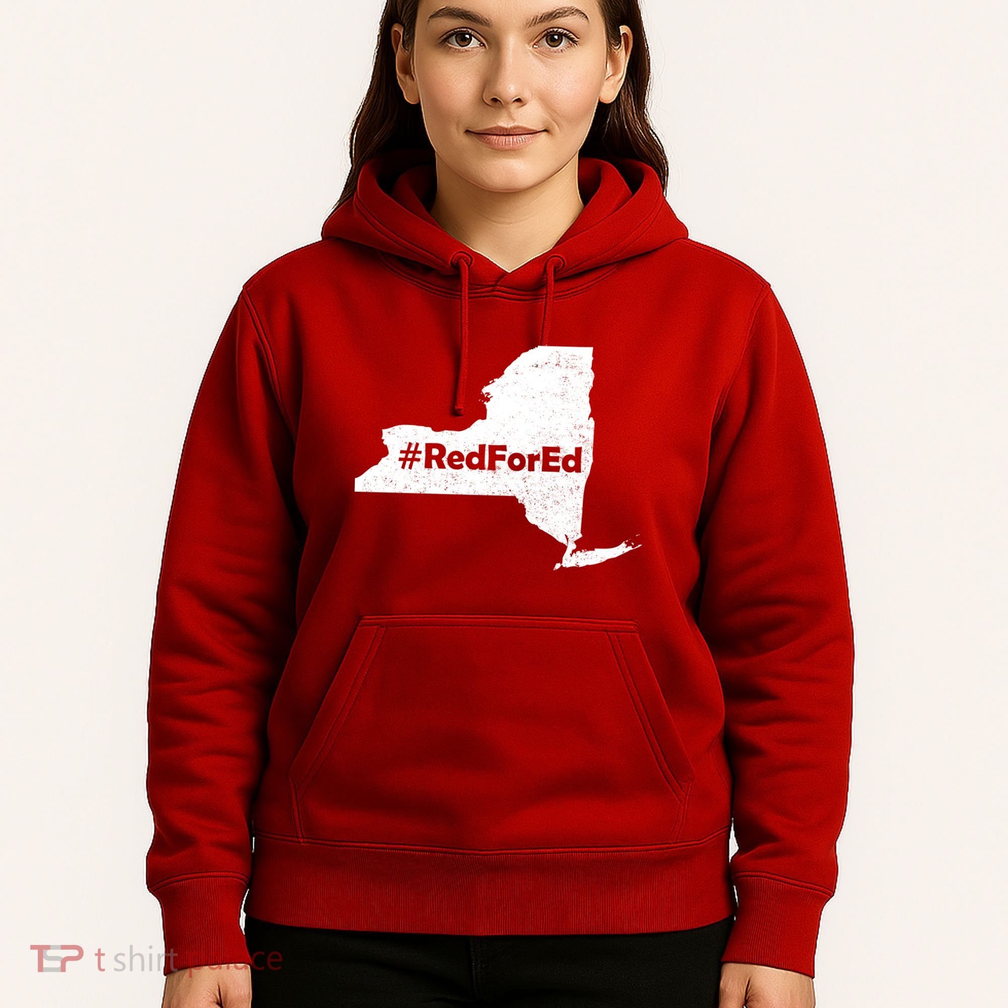 Red For Ed New York Hoodie