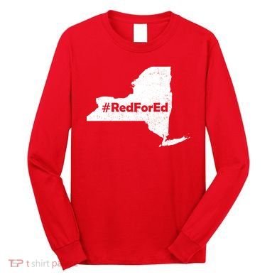 Red For Ed New York Long Sleeve Shirt