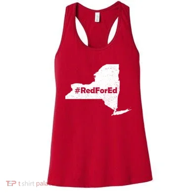Red For Ed New York Women's Tank Top