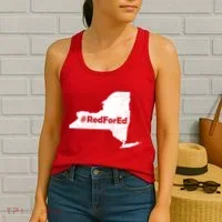 Red For Ed New York Women's Tank Top thumb 2