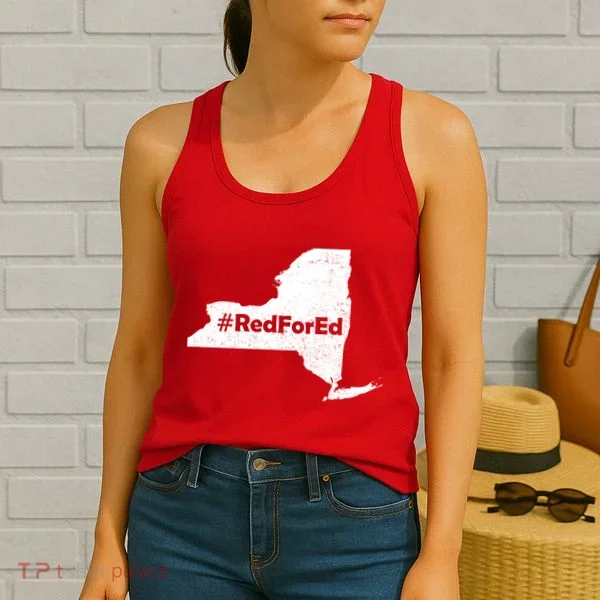 Red For Ed New York Women's Tank Top