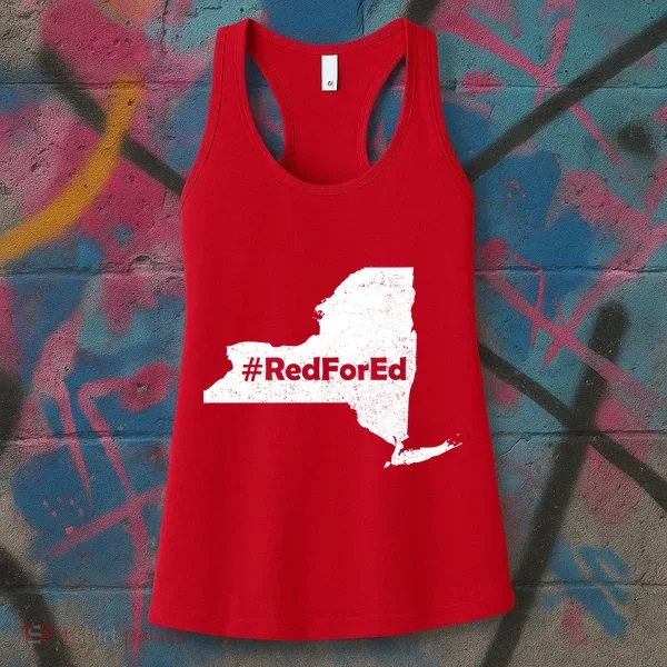 Red For Ed New York Women's Tank Top
