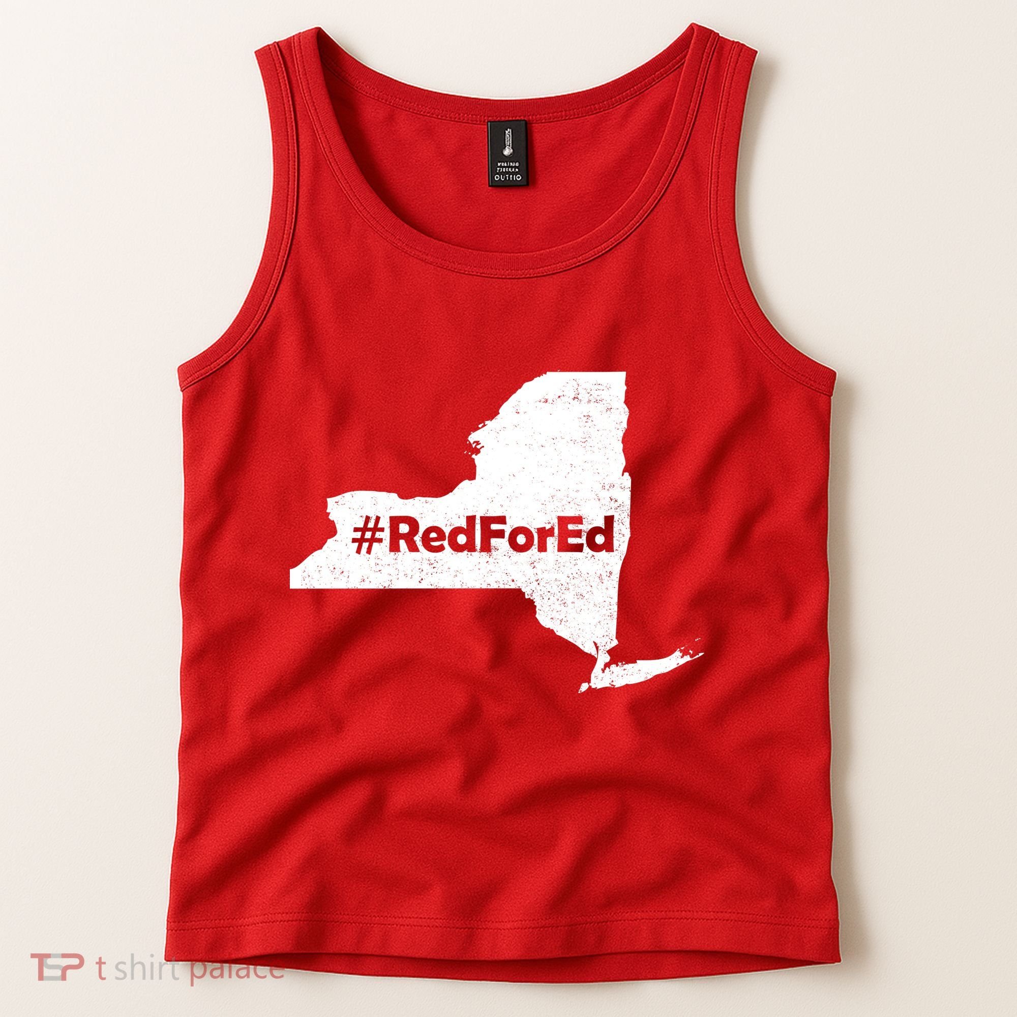 Red For Ed New York Tank Top