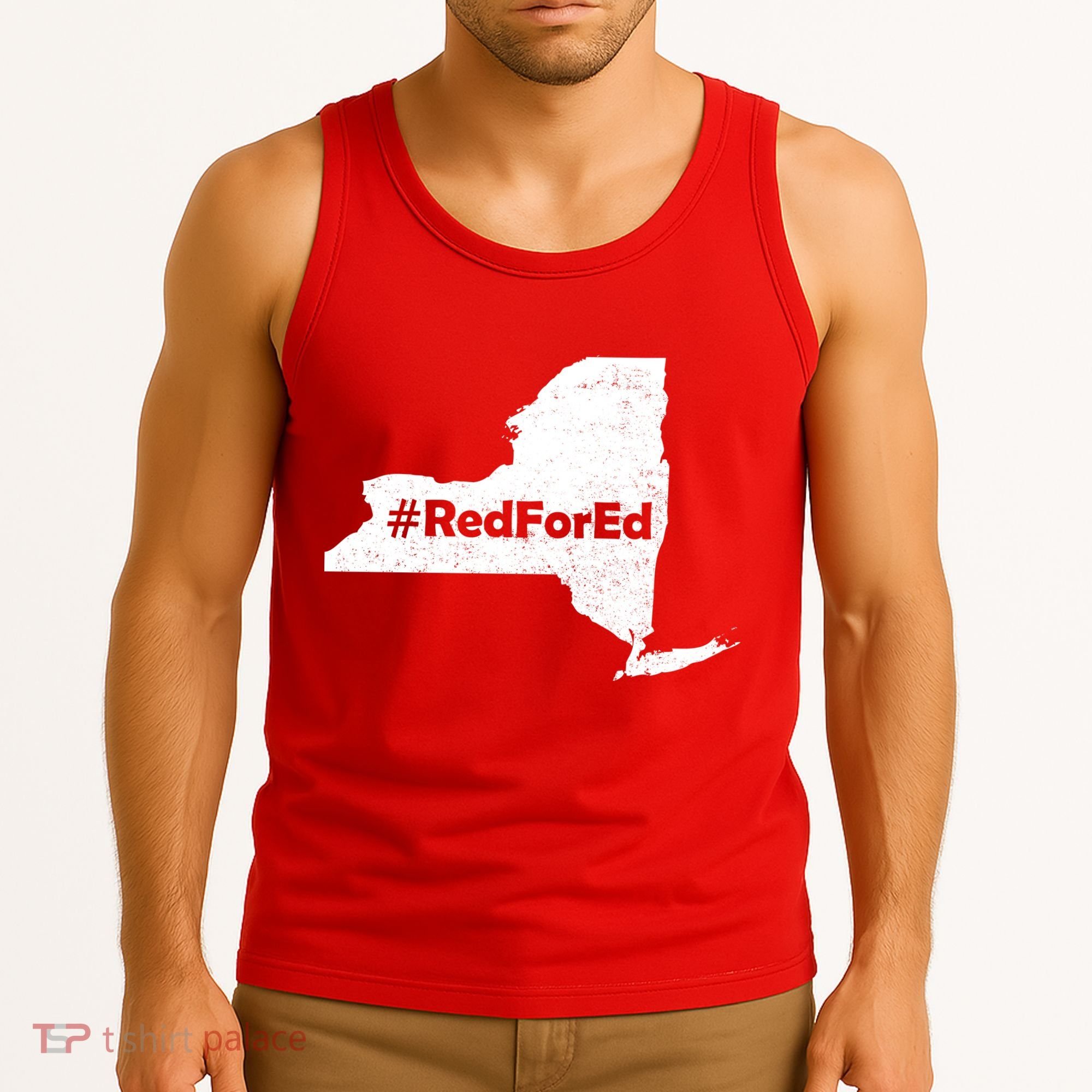 Red For Ed New York Tank Top