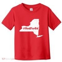 Red For Ed New York Toddler T-Shirt thumb 0