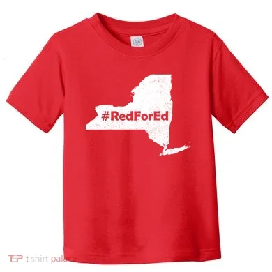 Red For Ed New York Toddler T-Shirt