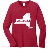 Red For Ed New York Women's Long Sleeve Shirt thumb 0