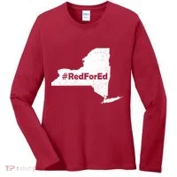 Red For Ed New York Women's Long Sleeve Shirt thumb 0