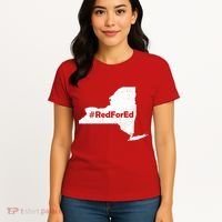 Red For Ed New York Women's T-Shirt thumb 4