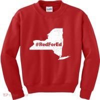 Red For Ed New York Kids Sweatshirt thumb 0