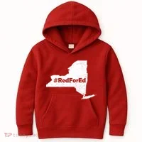 Red For Ed New York Kids Hoodie thumb 0