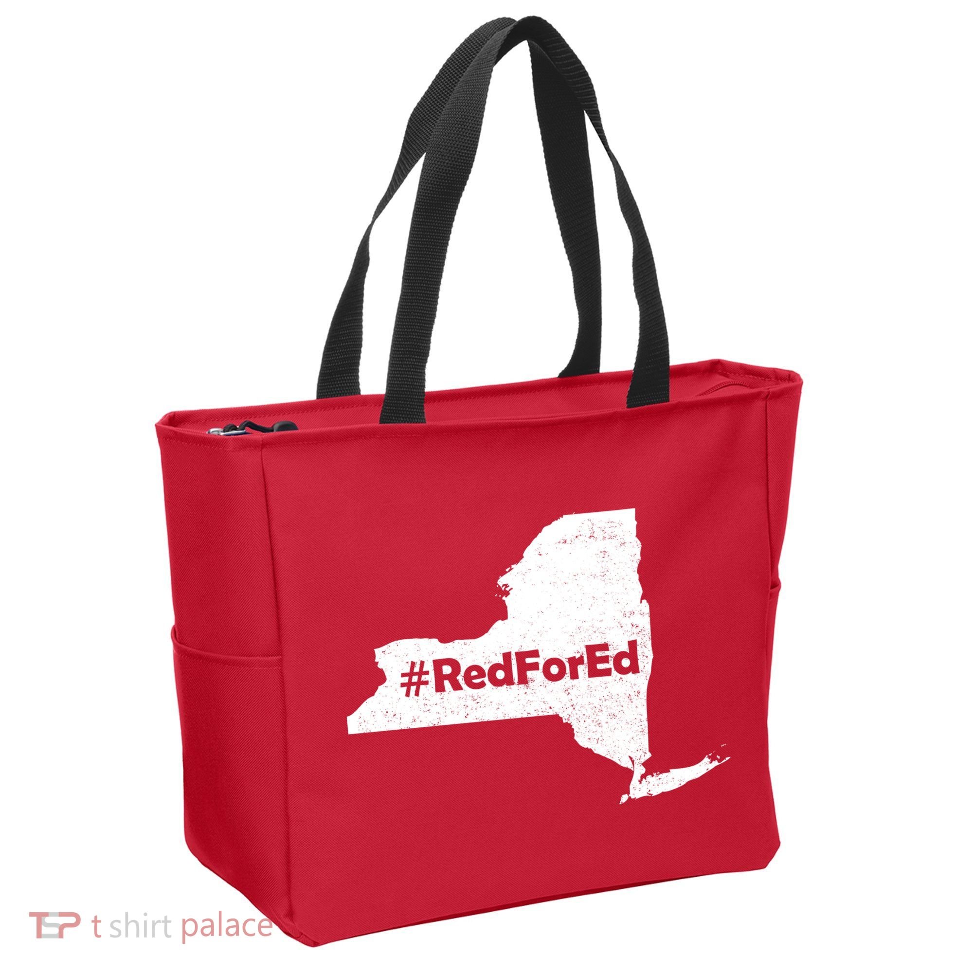 Red For Ed New York Tote Bag