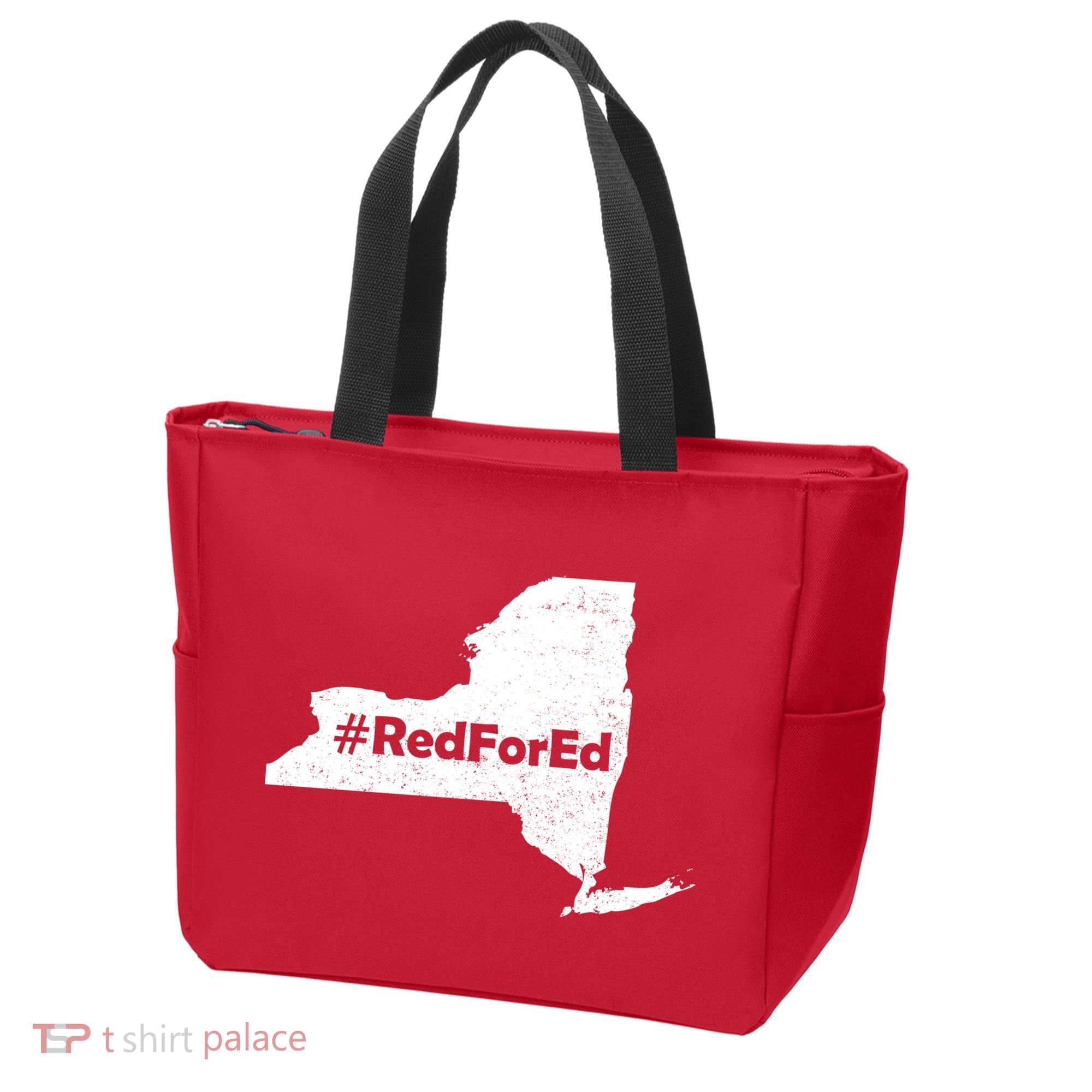 Red For Ed New York Tote Bag