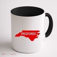  Red For Ed North Carolina State Map Coffee Mug thumb 1