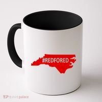  Red For Ed North Carolina State Map Coffee Mug thumb 0
