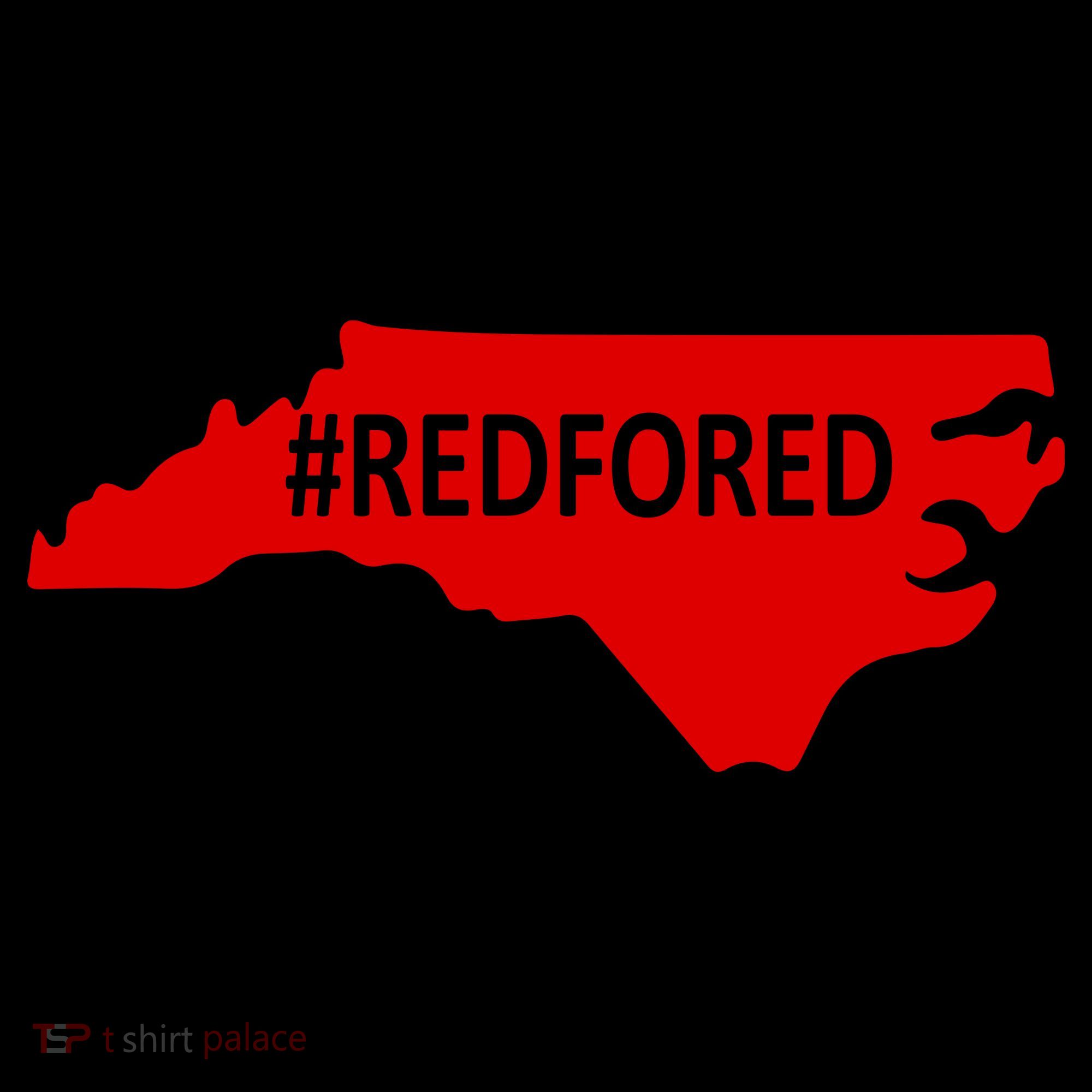  Red For Ed North Carolina State Map Coffee Mug