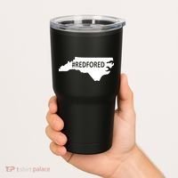  Red For Ed North Carolina State Map Tumbler thumb 2