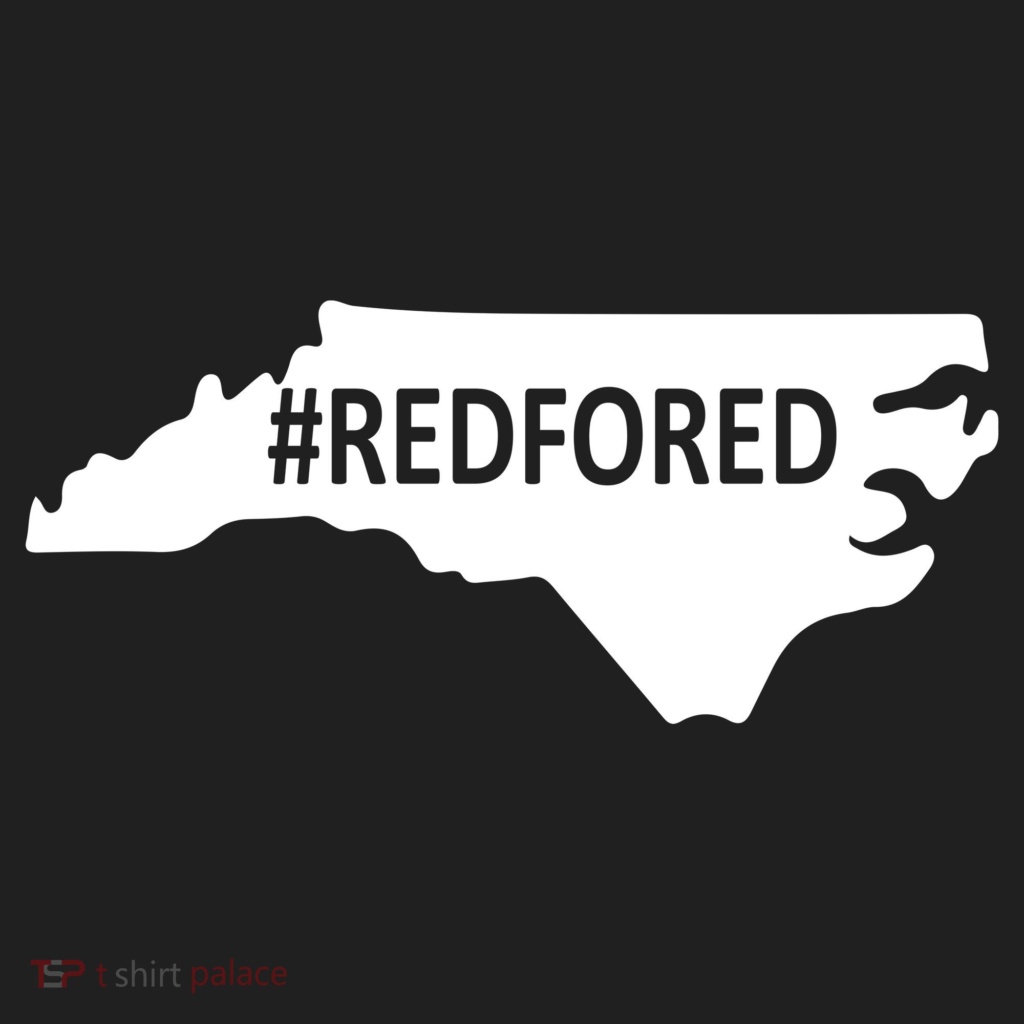  Red For Ed North Carolina State Map Tumbler