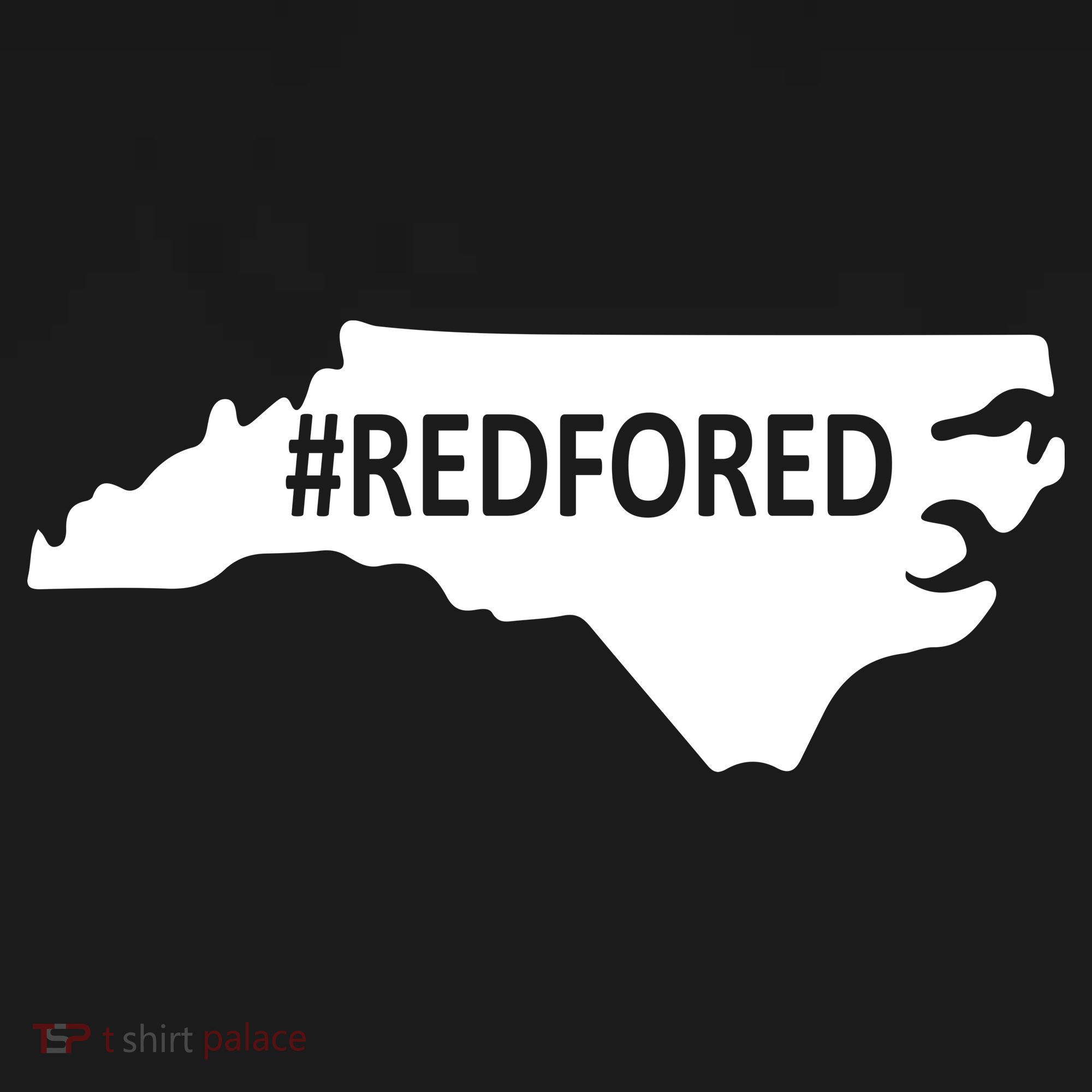  Red For Ed North Carolina State Map Ornament