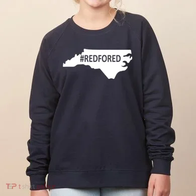 Red For Ed North Carolina State Map Women's Sweatshirt