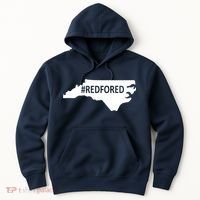  Red For Ed North Carolina State Map Hoodie thumb 0
