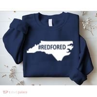  Red For Ed North Carolina State Map Sweatshirt thumb 2