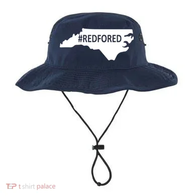 Red For Ed North Carolina State Map Bucket Hat