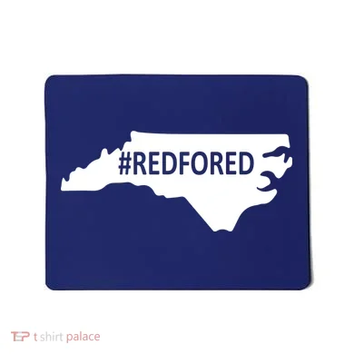 Red For Ed North Carolina State Map Mousepad