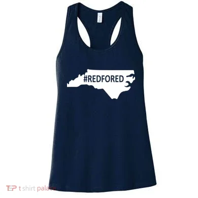 Red For Ed North Carolina State Map Women's Tank Top