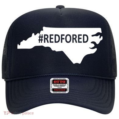  Red For Ed North Carolina State Map Hat