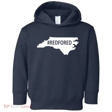 Red For Ed North Carolina State Map Toddler Hoodie