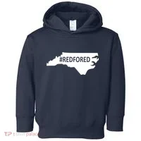  Red For Ed North Carolina State Map Toddler Hoodie thumb 0