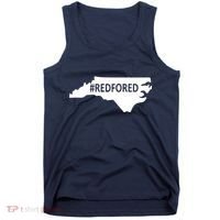  Red For Ed North Carolina State Map Tank Top thumb 0