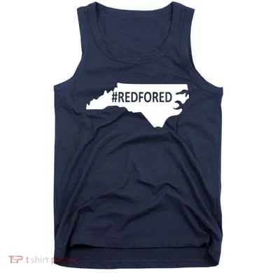 Red For Ed North Carolina State Map Tank Top