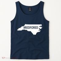  Red For Ed North Carolina State Map Tank Top thumb 2