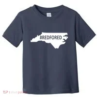  Red For Ed North Carolina State Map Toddler T-Shirt thumb 0