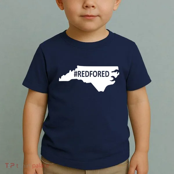  Red For Ed North Carolina State Map Toddler T-Shirt