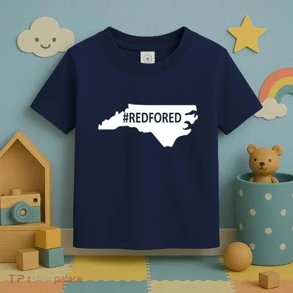  Red For Ed North Carolina State Map Toddler T-Shirt