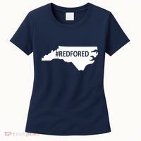  Red For Ed North Carolina State Map Women's T-Shirt thumb 0