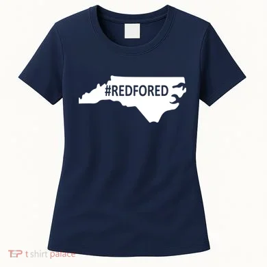 Red For Ed North Carolina State Map Women's T-Shirt