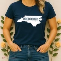  Red For Ed North Carolina State Map Women's T-Shirt thumb 2