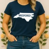  Red For Ed North Carolina State Map Women's T-Shirt thumb 2