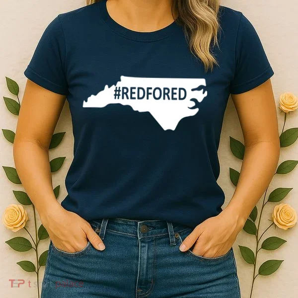  Red For Ed North Carolina State Map Women's T-Shirt
