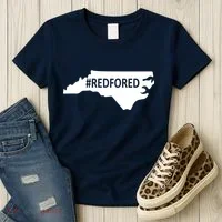  Red For Ed North Carolina State Map Women's T-Shirt thumb 3