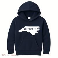  Red For Ed North Carolina State Map Kids Hoodie thumb 0
